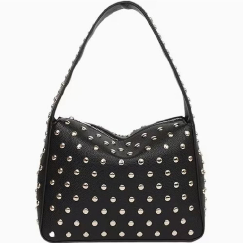 Studded Black Handbag